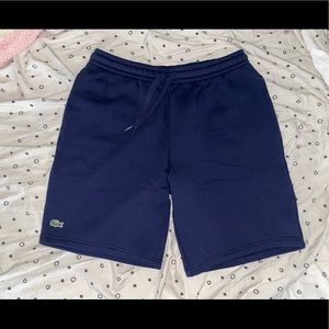 lacoste navy blue men’s shorts